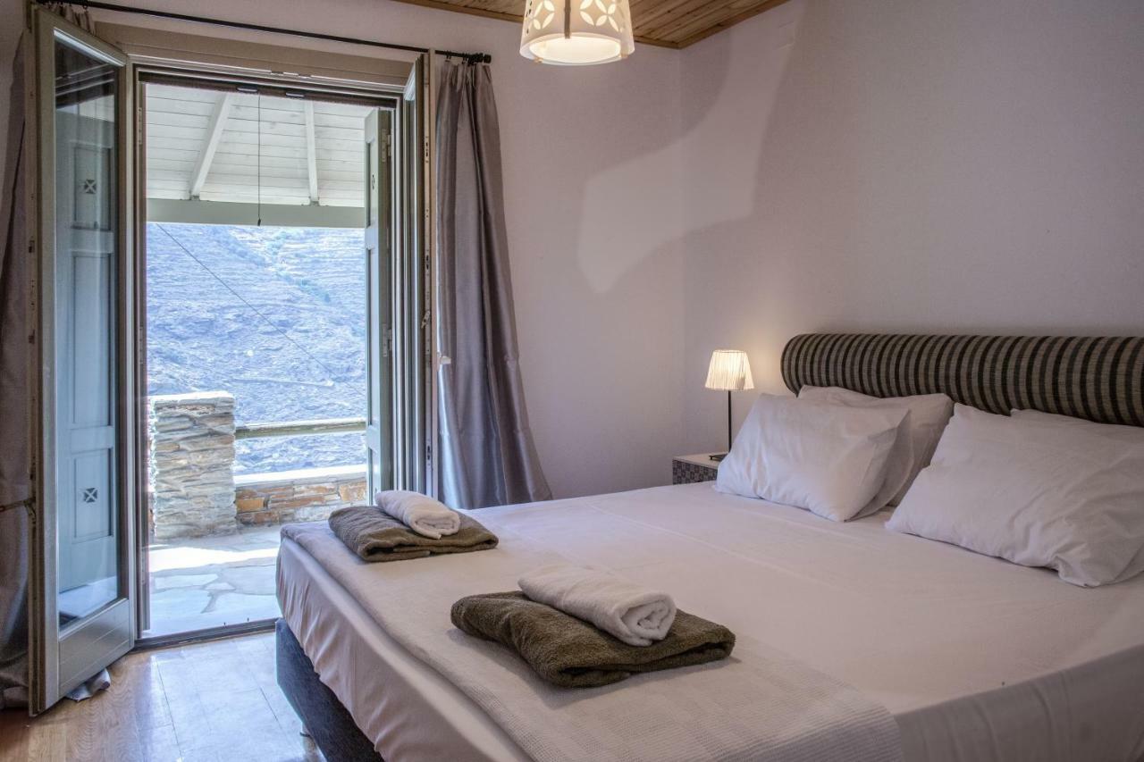 Anastasis Luxury Villa Andros With Heated Pool Sineti Exteriér fotografie